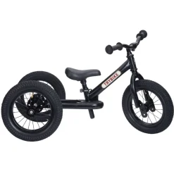 Trybike Steel 2-in-1 Loopfiets All Black (mat zwart)