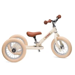 Trybike Steel 2-in-1 Loopfiets Cream (mat crème)