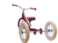 Trybike Steel 2-in-1 Loopfiets Red (mat rood)