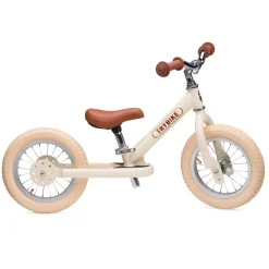 Trybike Steel Loopfiets Cream (mat crème)